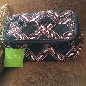 Vera Bradley Minsk Plaid Makeup Bag